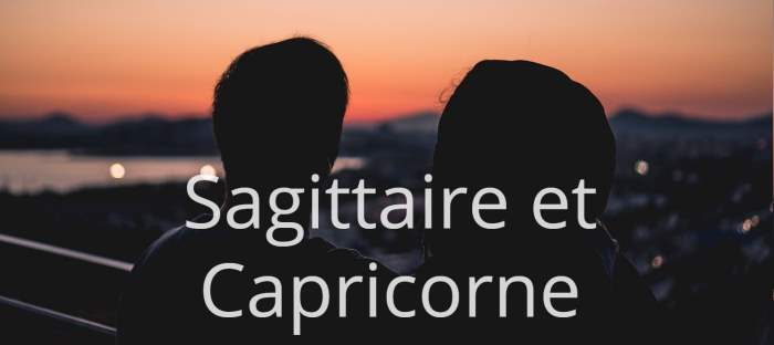 Sagittaire et Capricorne