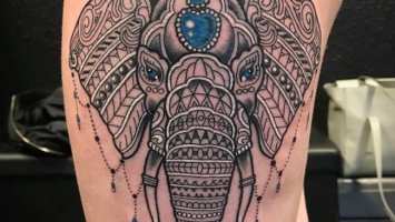 elephant tatoo 2