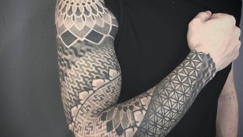geometric tatoo 1